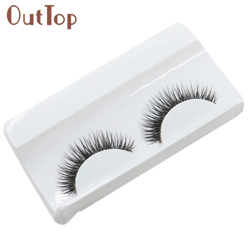 OutTop 100% Brand New Natural Beauty Dense A Pair False Eyelashes soft and comfortable to wear 05.03 | Макияж