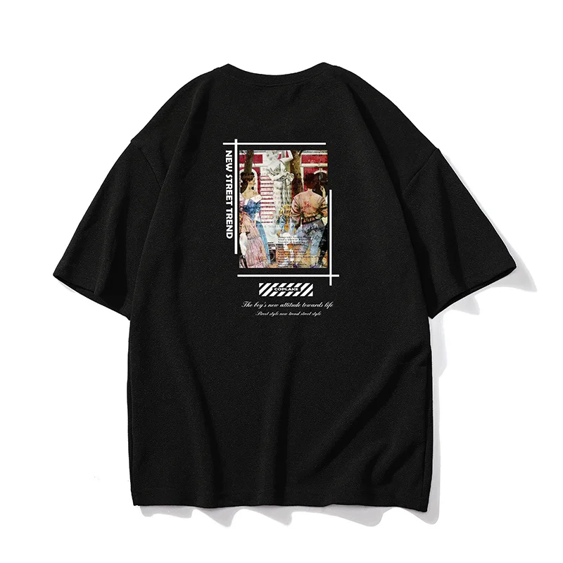 Футболка среднего возраста для мужчин и женщин 1:1 футболка высокого качества Mona