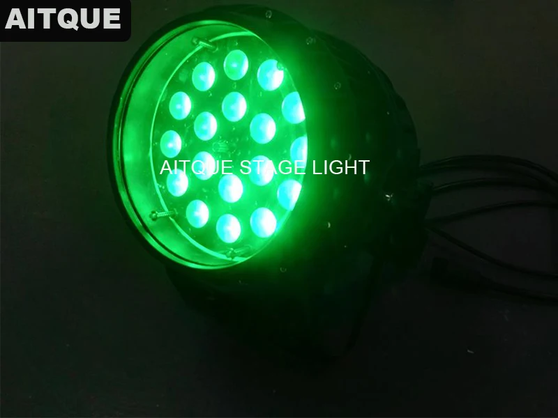 2 лот Dj освещение эффект pro led сценический пар с зумом 18x10 ватт RGBW 4 в 1 LED par zoom Par