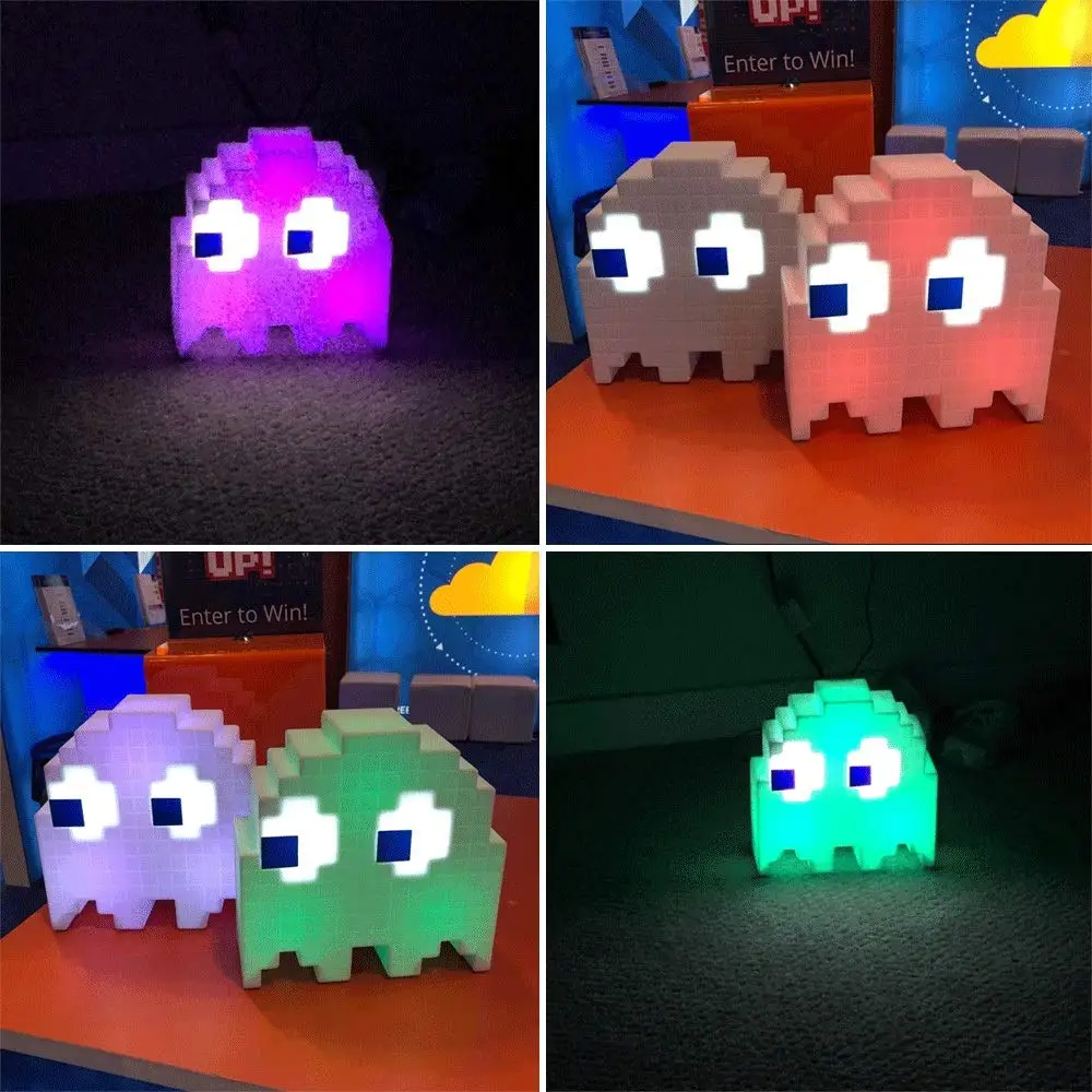 Креативный мультфильм USB Pac-man игровая тема многоцветный светодиодный призрачная
