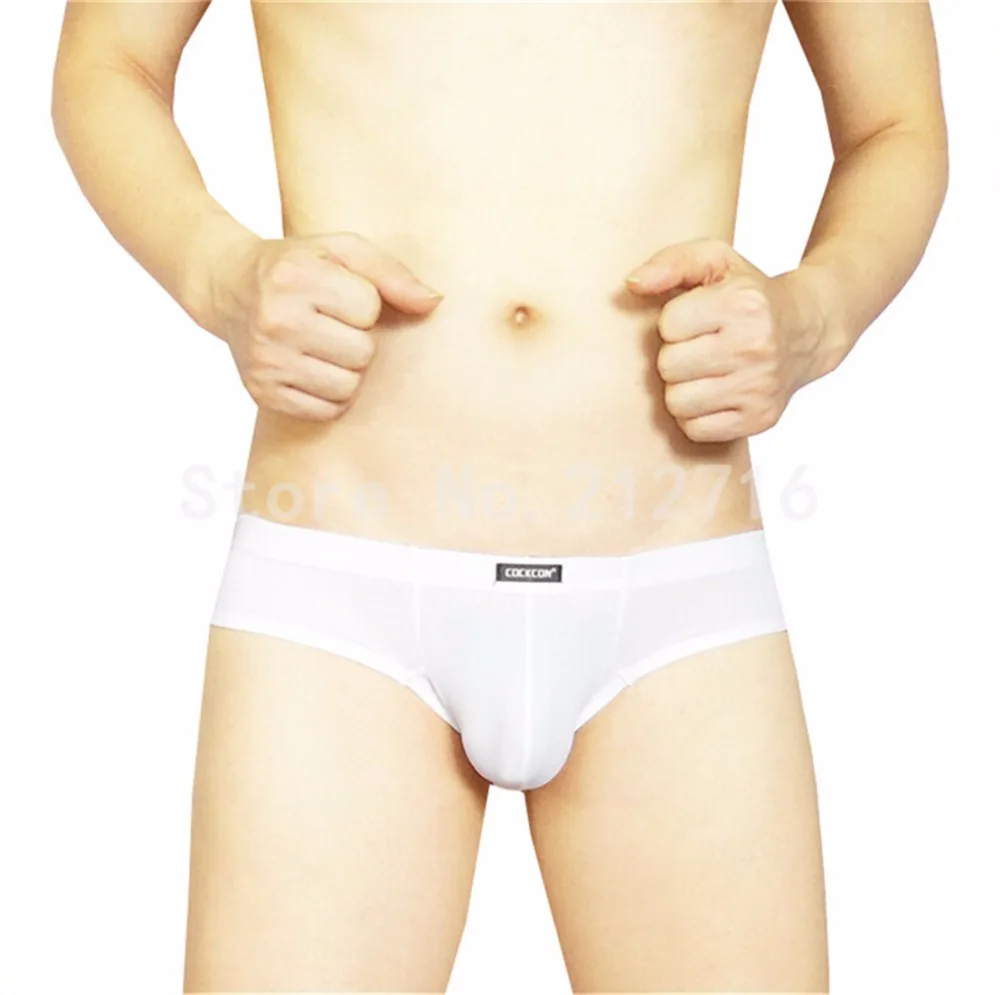 Мужское сексуальное мягкое ледяное шелковое мини-бикини с низкой посадкой