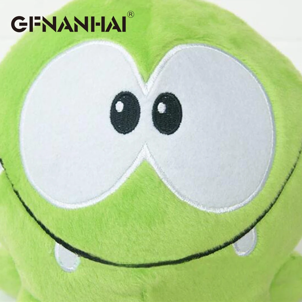 1 шт. 20 см Kawaii om nom Frog плюшевая игрушка набивная веревка мягкая резиновая фигура