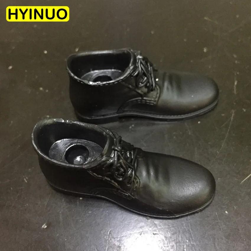 1:6 Scale Brown Leather Shoes Black In-line Model Figure Fit For 12&quot Body Action Figures Doll Accessories | Игрушки и хобби
