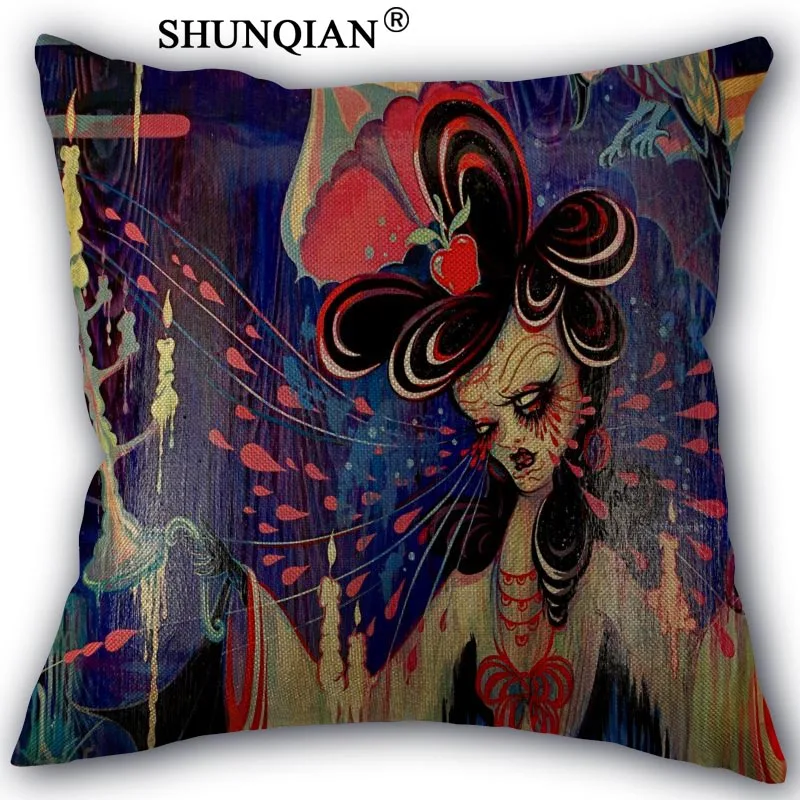 

Custom camille rose garcia Pillowcase Custom cotton pillowcases decorative beauty Home Furnishing customized pillow
