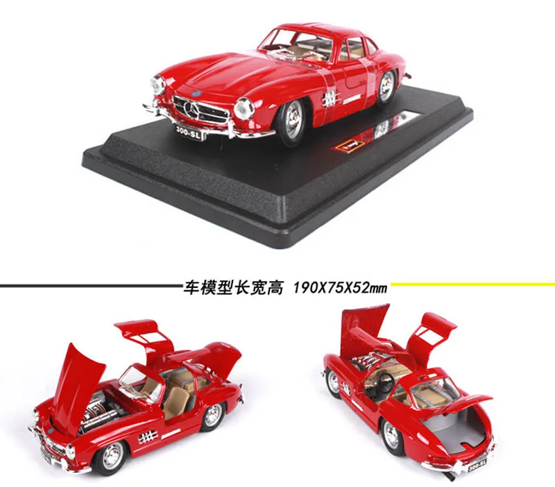 1/24 сплав 1961 винтажная классическая модель игрушечных автомобилей Литье под давлением коллекция автомобилей Ретро игрушки автомобиль