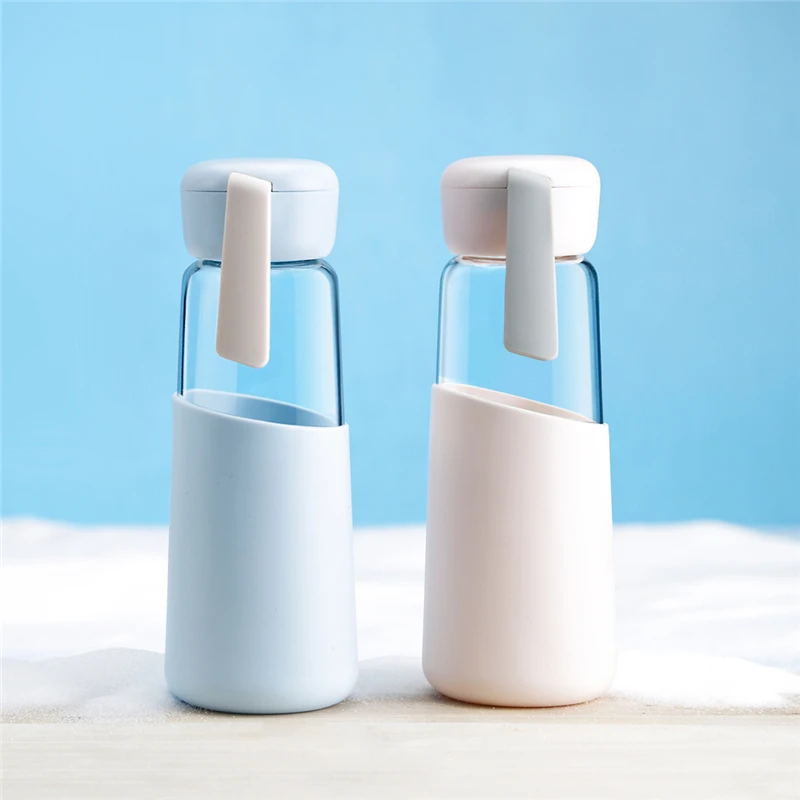 400 мл детское Кормление стеклянная чашка герметичный походный стакан для питья