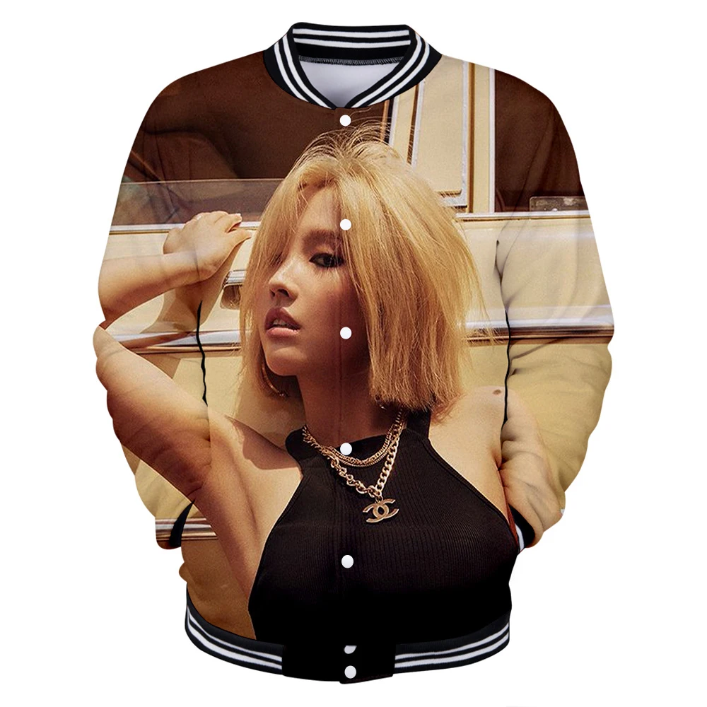 (G)I-DLE 3D Printed Women/Men Baseball Jackets Long Sleeve Jacket 2019 Hot Sale Casual Cool Streetwear Clothes plus size 4xl | Женская