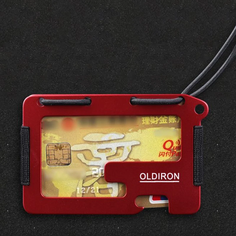 Дизайн Алюминиевый металлический RFID блокирующий кредитный держатель для карт минималистичный кошелек для карт для мужчин Женский кошелек для путешествий Органайзер красочный