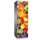 3D наклейка на холодильник, вкусные фрукты, крышка для холодильника, посудомоечной машины, кухонные аксессуары для украшения дома, современные наклейки на стену