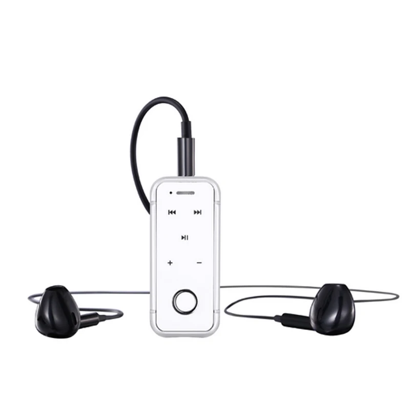 JISNERTA, беспроводная мини bluetooth-гарнитура, Спортивная, Auriculares, громкая связь, портативные наушники, зажим, беспроводная гарнитура, микрофон, трубка - Цвет: White