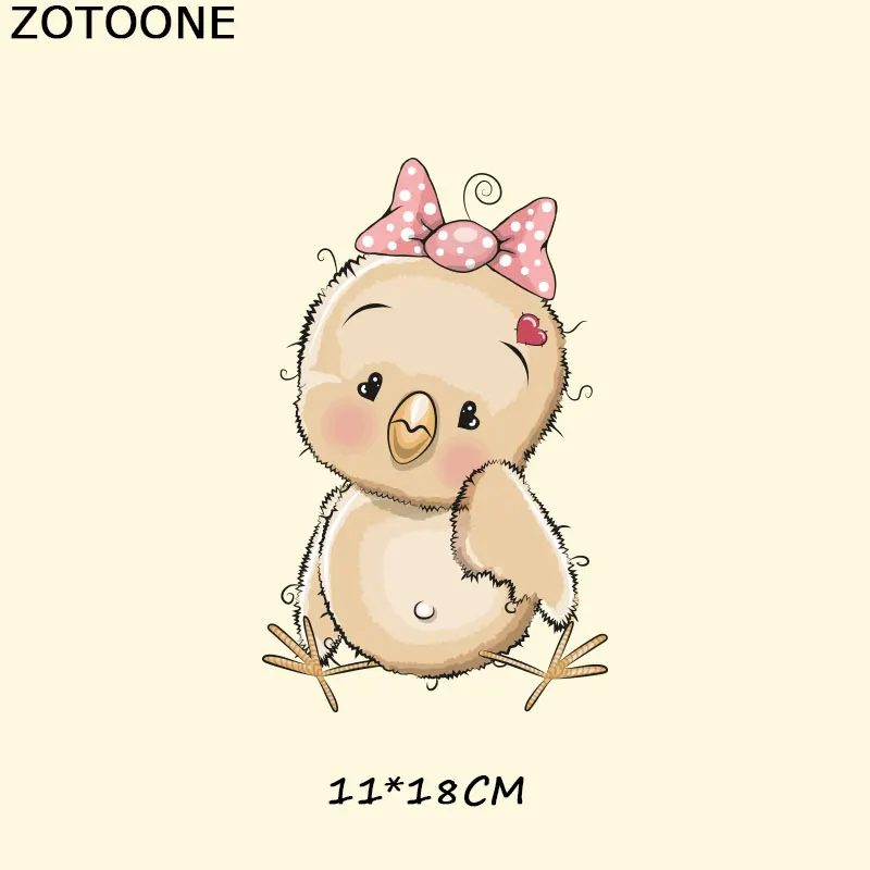 Нашивки ZOTOONE с животными для одежды A-level моющиеся нашивки утюгом футболок платьев
