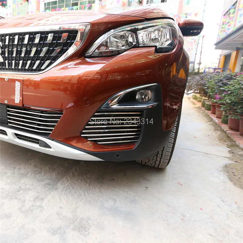 Накладка на переднюю и нижнюю противотуманную фару из нержавеющей стали для 2017