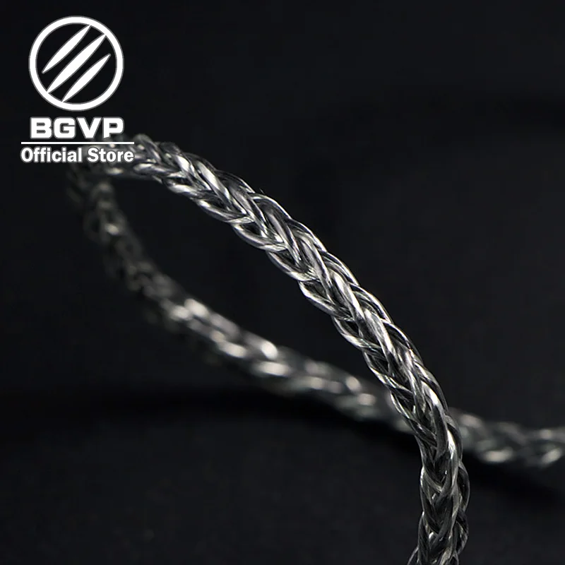 BGVP 6N 400 ядро наушники гибридный кабель 2,5 мм 3,5 мм DIY кабель аксессуары MMCX сменный Hifi кабель обновления наушников DM6