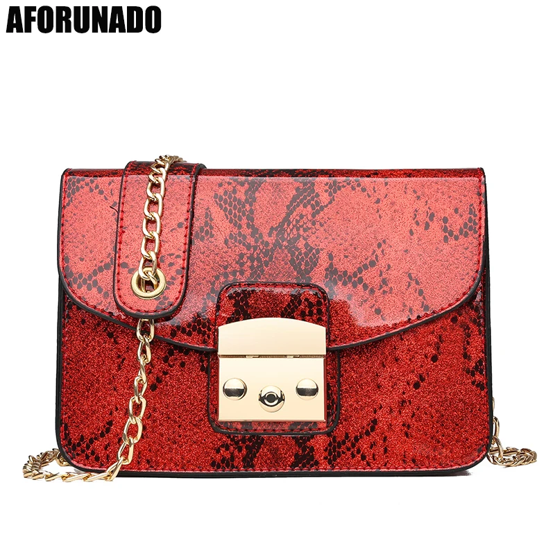 

Роскошные сумки, женские сумки, дизайнерские сумки через плечо из кожи под змеиную кожу, женские брендовые маленькие сумки-мессенджеры для ...