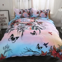 yi chu xin butterfly dreamcatcher bedding sets queen size multicolor bohemia duvet cover set with pillowcase bedclothes bedline