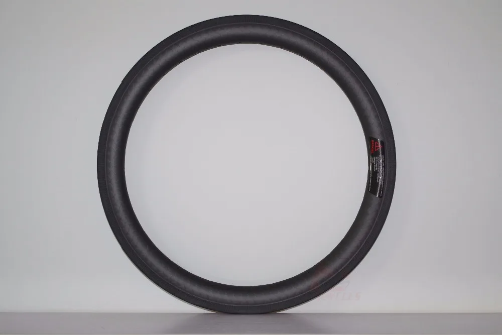 12K матовый 265G супер светильник обод для BMX 20 дюймов 38 мм карбоновый клинчер