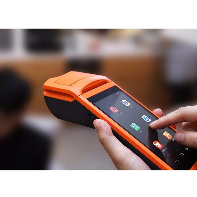 5 &quotдисплей Wifi/3g/Bluetooth ручной Мини Android Pos терминал с термопринтером сканер штрих