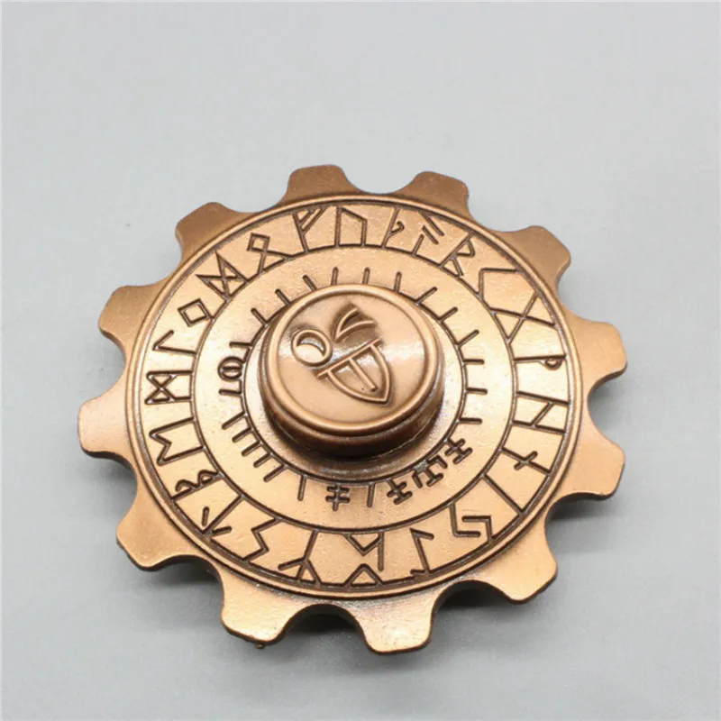 Классический компас fingertip гироскоп навигация astrolabe Viking металлический палец