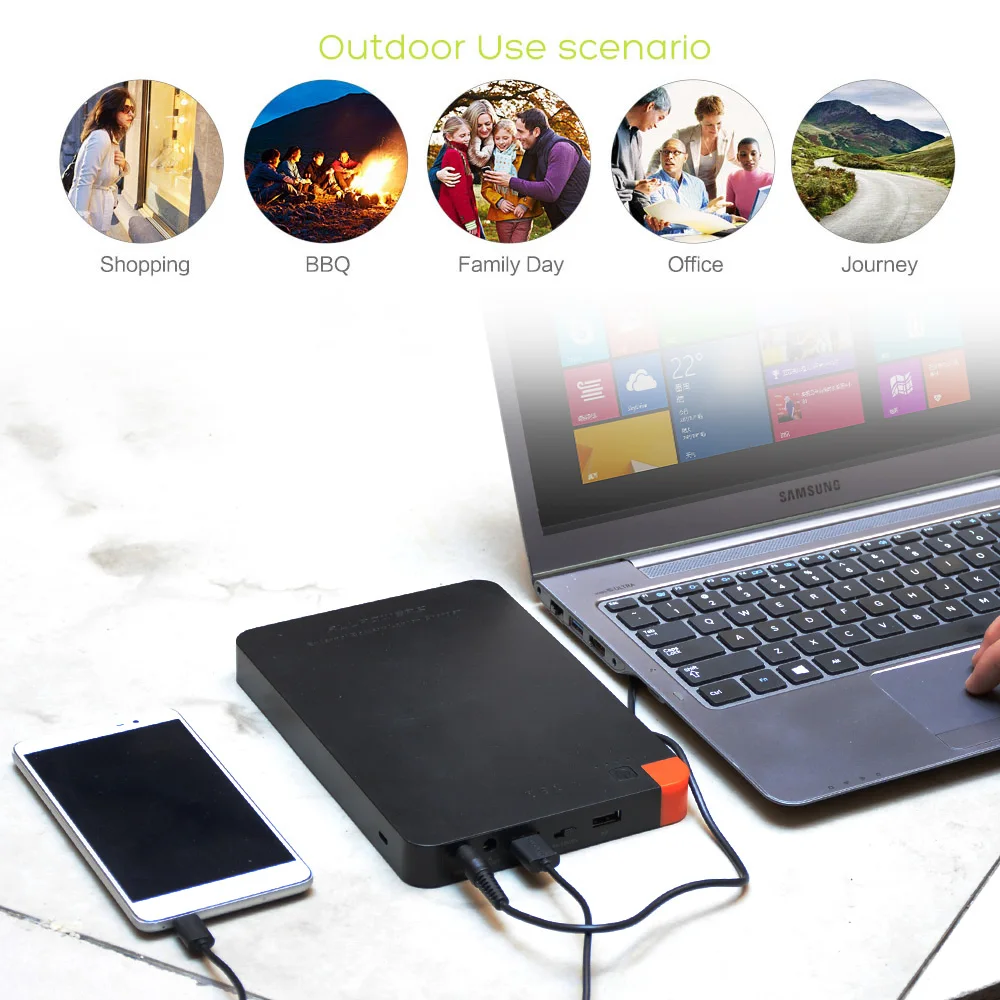Все мощности S power Bank 30000 мАч портативный внешний аккумулятор для телефона с 3