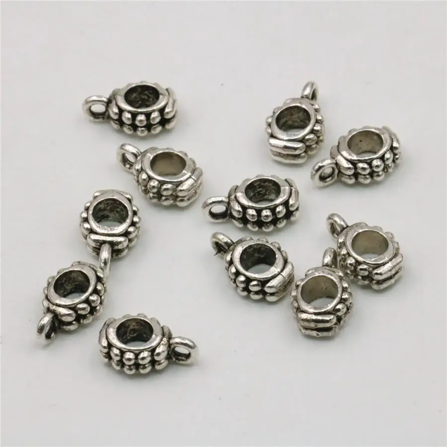 Новинка 50 шт. лидер продаж сепараторные бусины из меди счастливая фурнитура