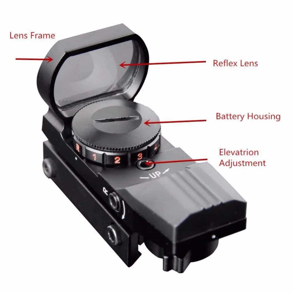 (Бесплатная доставка) Red Dot голографическая несколько Объектив Охота цель