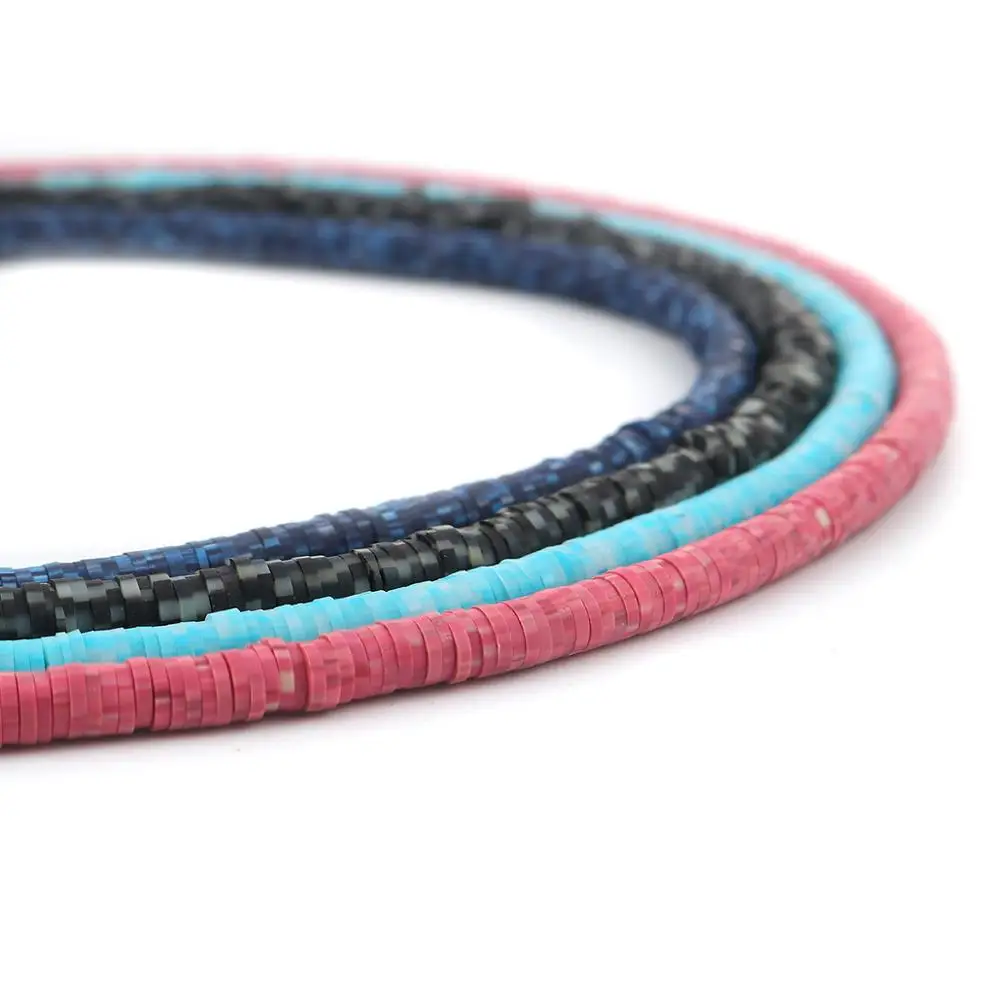 DoreenBeads 3 нити (300 шт./нить) полимерная глина Katsuki плоские бусины круглые для