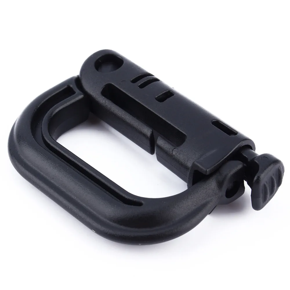 D образное кольцо из АБС пластика зажим для брелока ключей выживания кемпинга