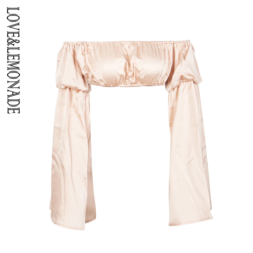 Love& Lemonade короткий топ абрикосового цвета на груди LM1302T