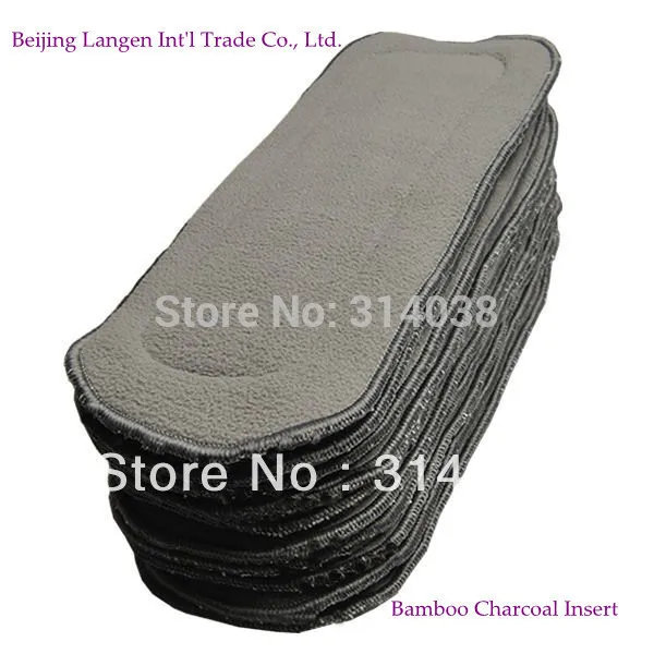 

Free shiping bamboo charcoal insert for baby cloth diaper 20pcs wholesales