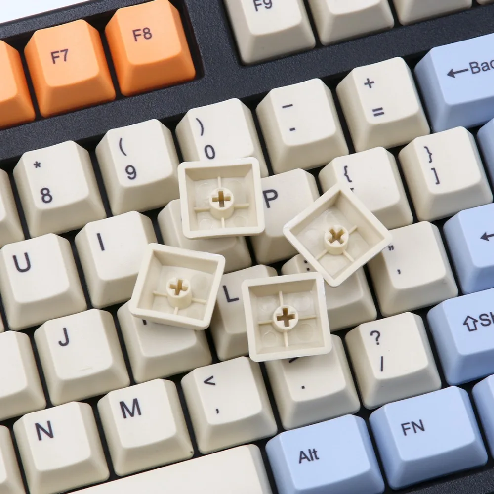 Толстые PBT OEM профиль Keycaps ANSI Dye subbed 104 ключи для 61 87 cherry mx механическая