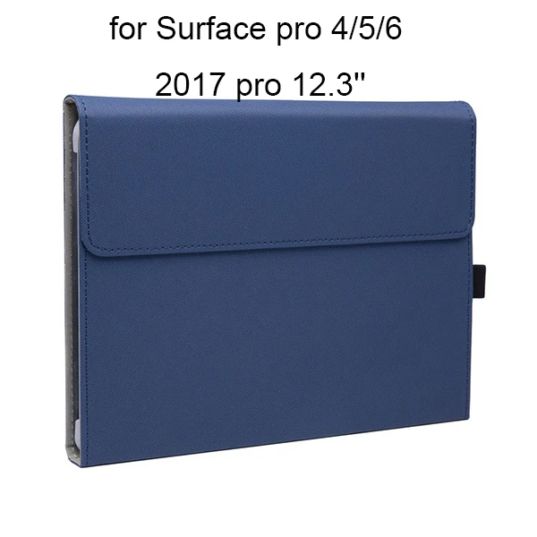 BL for 12.3 pro Умный чехол для ноутбука для планшетов для microsoft new surface pro 4/pro 5 6, чехол для ноутбука Surface go с карандашным слотом - Цвет: BL for 12.3 pro