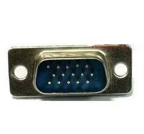 

Free shipping solder DB15 male connector DB15 VGA three rows of vertical welding head 180 degrees