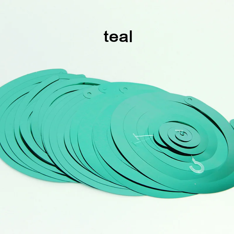 teal 14 шт./упак. Потолочный подвесной вихревое украшение металлический Фольга Висячие завитками для Юбилей на день рождения Свадебный душ вечерние поставки - Цвет: teal