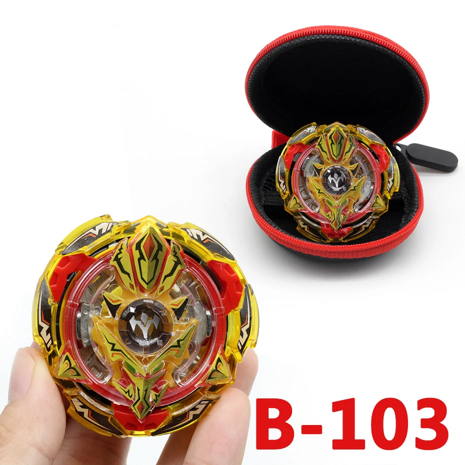 B-103 Золотое издание Toupie Bey Bay Burst игрушка B-122 без пускового устройства и коробки с металлическим сплавом вращается на верхней части арены лезвие детская игрушка - Цвет: B-103