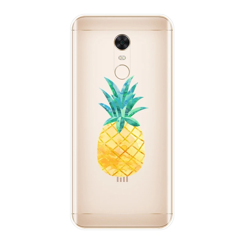 Мягкий силиконовый чехол с ананасом для Xiaomi Redmi S2 6A 5 Plus 4A Pocophone F1 Note 4 4X 5A 6 Pro Prime