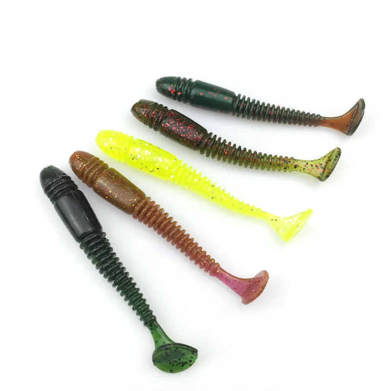 5 шт./лот новые мягкие рыболовные приманки 8 см 4 85 г запах искусственные снасти ZB390|