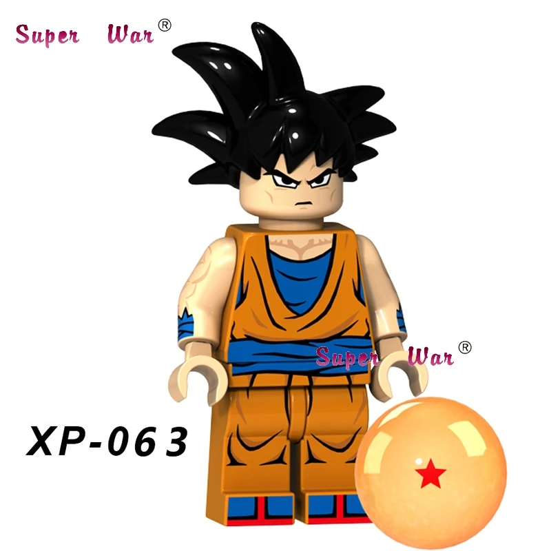 XP063 Один строительные блоки Dragon Ball Z Torankusu мультфильм серии Broli Vegeta сын лопуха модель кирпич детские игрушки для детей - Цвет: XP063