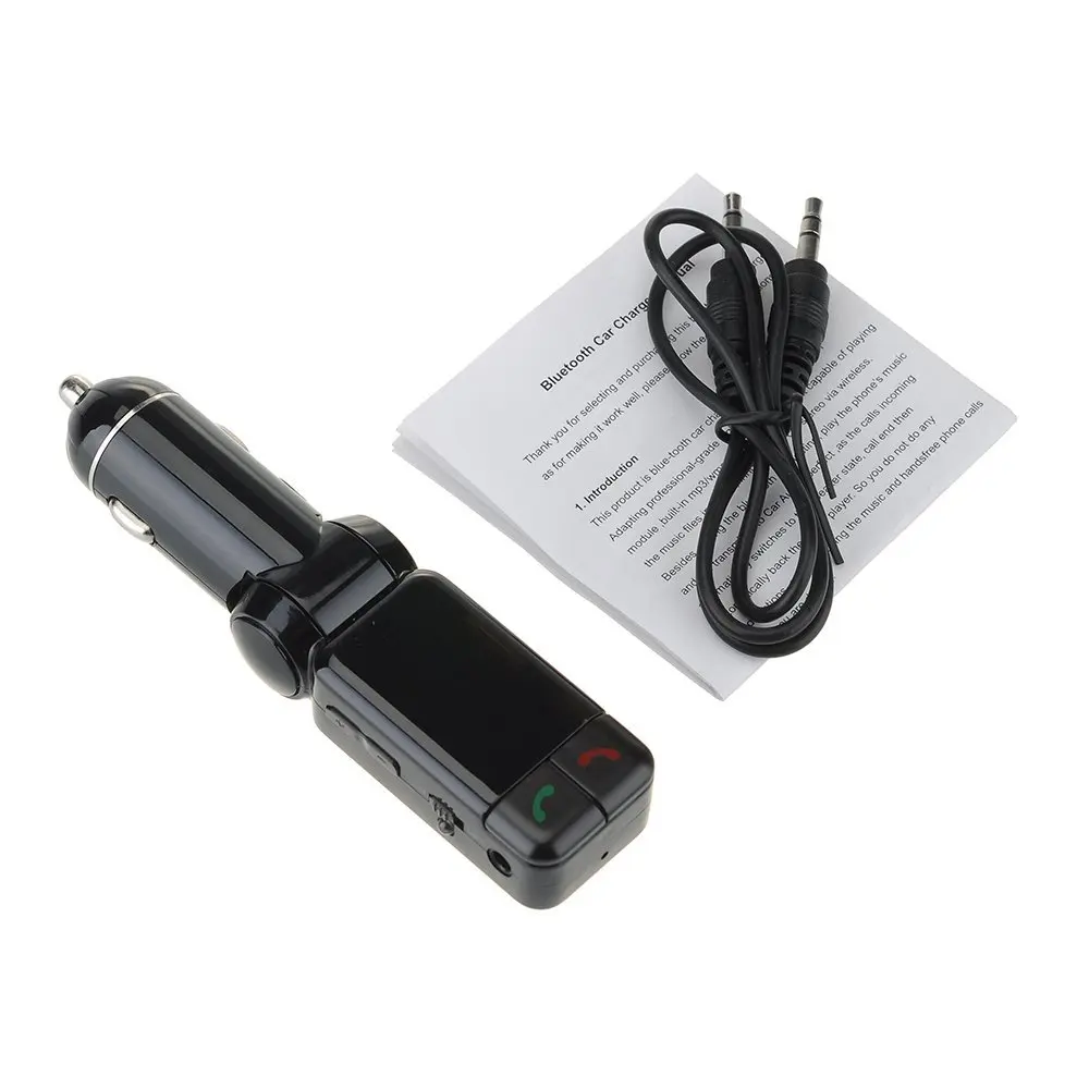 VicTsing FM Transmitter Bluetooth Car Kit with Dual USB Charger Hands-Free Calling Wireless In-Car MP3 Player | Автомобили и