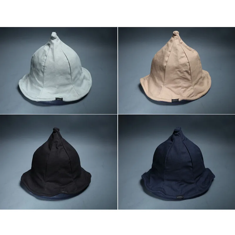 dropshipping Along the sheep wool cap knitting fisherman hat qiu dong Female fashion witch pointed basin bucket hat accessories