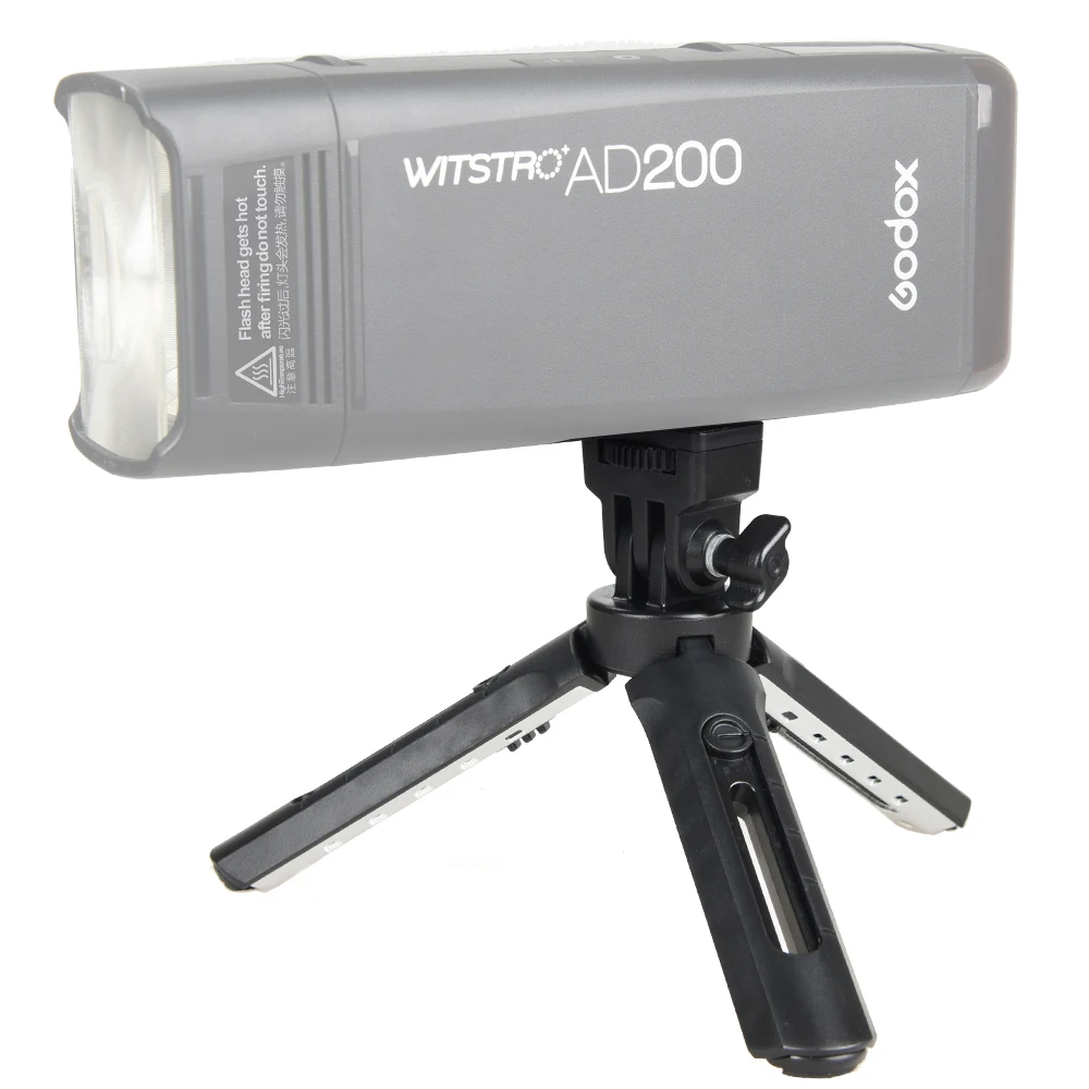 

Godox Tripod with Holder Mount / Selfie Portable Camera Tabletop Travel Tripod for Smirrorless Camera / LED Video Light / AD200