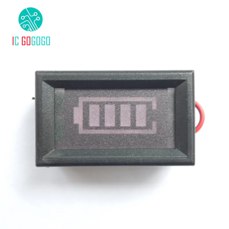 Индикатор емкости свинцово кислотной литиевой батареи модуль с синим и зеленым