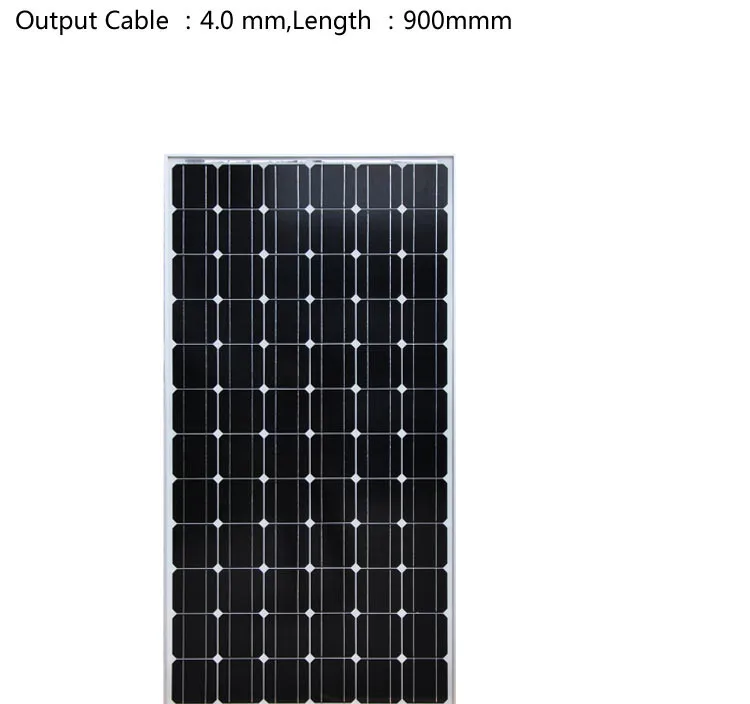 Панель солнечных батарей 200w 24v celulas solares monocristalinas элемент для солнечной батареи фотоэлектрических placas solares de 12 voltios солнечный подогреватель воды для дома