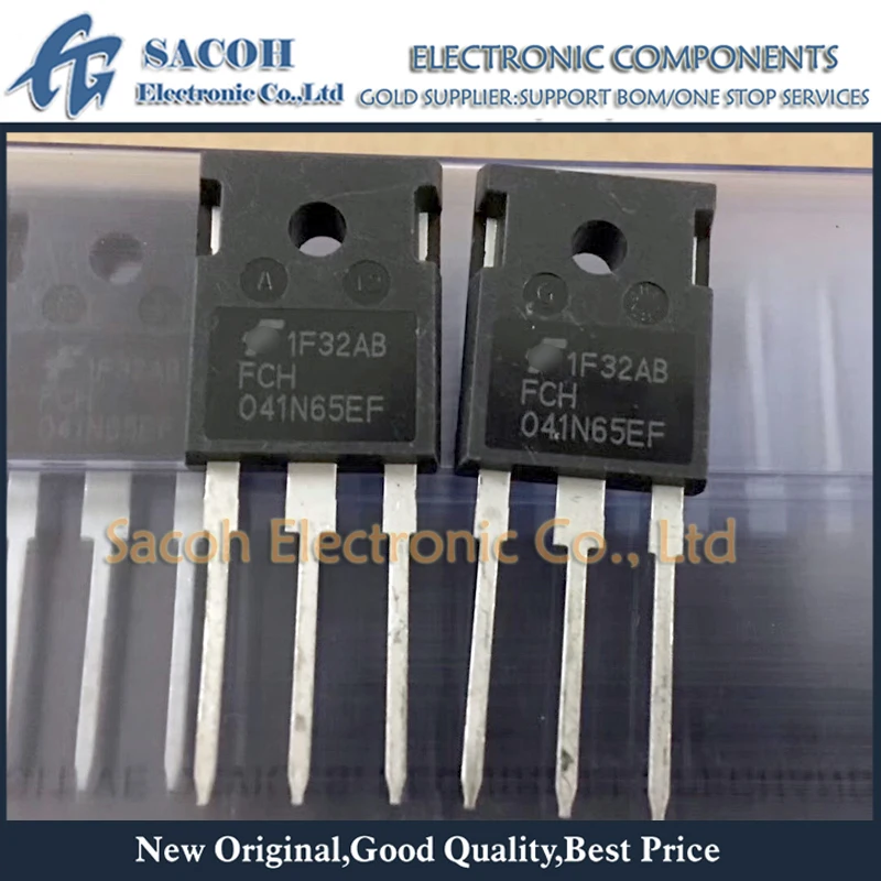 

New Original 5PCS/Lot FCH041N65EF 041N65EF OR FCH041N65F 041N65F FCH041N65 TO-247 76A 600V Power MOSFET Transistor