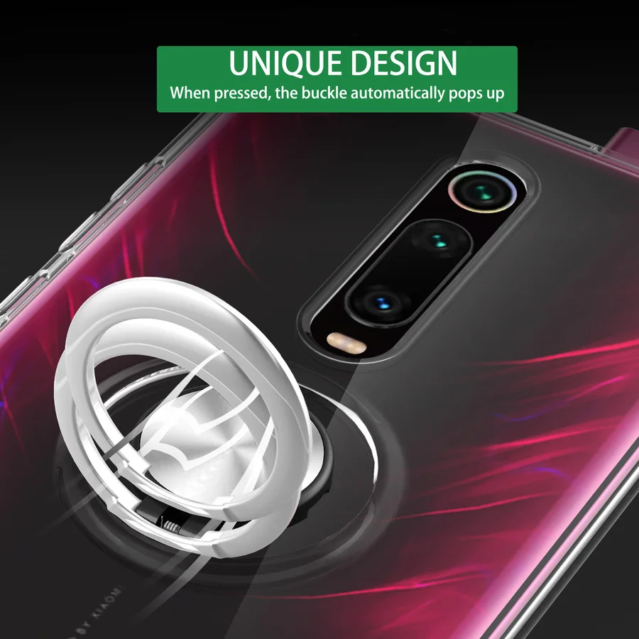 Красный mi K20 Note 7 Pro силиконовый чехол-держатель для Xiaomi mi 9 9t Pro магнитный автомобильный кронштейн противоударный чехол для подушки безопасности красный mi 7