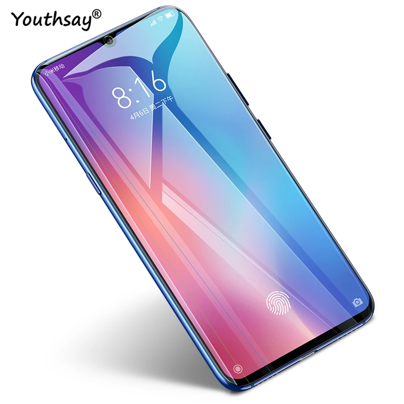 Закаленное стекло 5D для Xiaomi Mi 9 SE изогнутая полноэкранная Защитная пленка 1