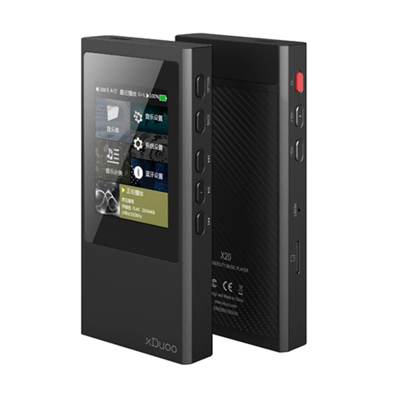 Новейший музыкальный плеер xDuoo X20 без потерь профессиональный Mp3 HiFi DSD Bluetooth4.0
