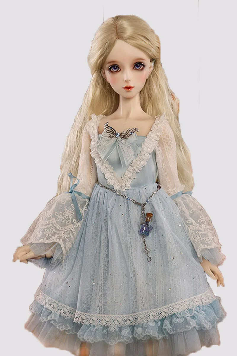 1/3 1/4 1/6 1/8 1/12 Bjd кукла модный парик светильник светлые волнистые Высокое