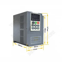universal frequency converter ce 3hp 2 2kw vector vfd 220v 9 6a single phase input to 3 phase output for router spindle motor