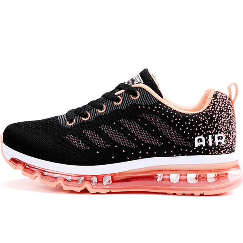 black pink Hundunsnake/летние кроссовки; Chaussure Femme; спортивная обувь на воздушной подушке; женская обувь для тенниса из сетчатого материала; женские синие спортивные G-29 Deportivas - Цвет: black pink