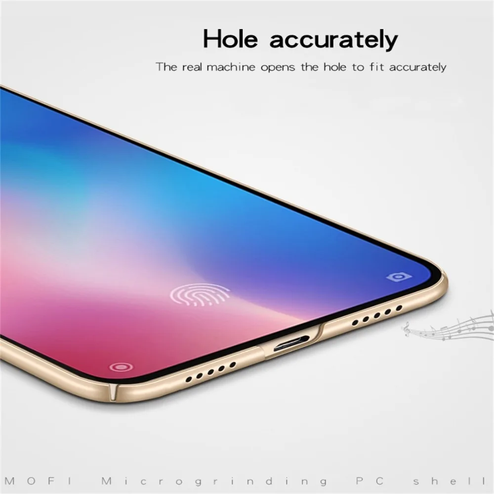 Чехол MOFI для Xiaomi Mi 9 Матовый ультратонкий чехол из поликарбоната с полным